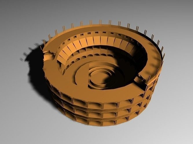 Colosseum Famous Monument of Rome 3D model