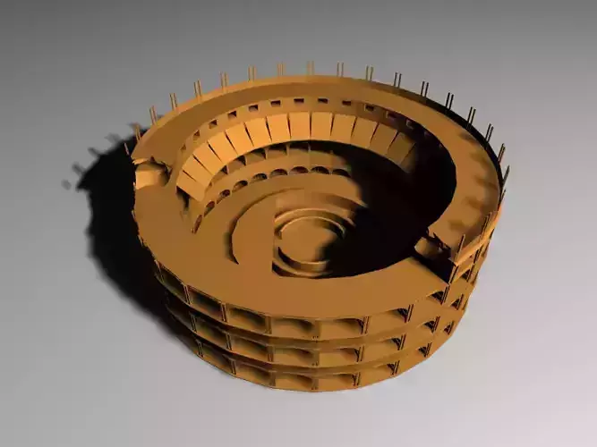 Colosseum Famous Monument of Rome 3D model