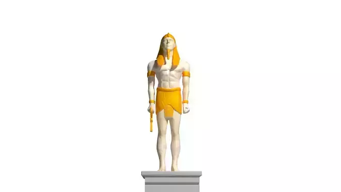 Pharaonic Ancient Egypt Sculpture 3D model