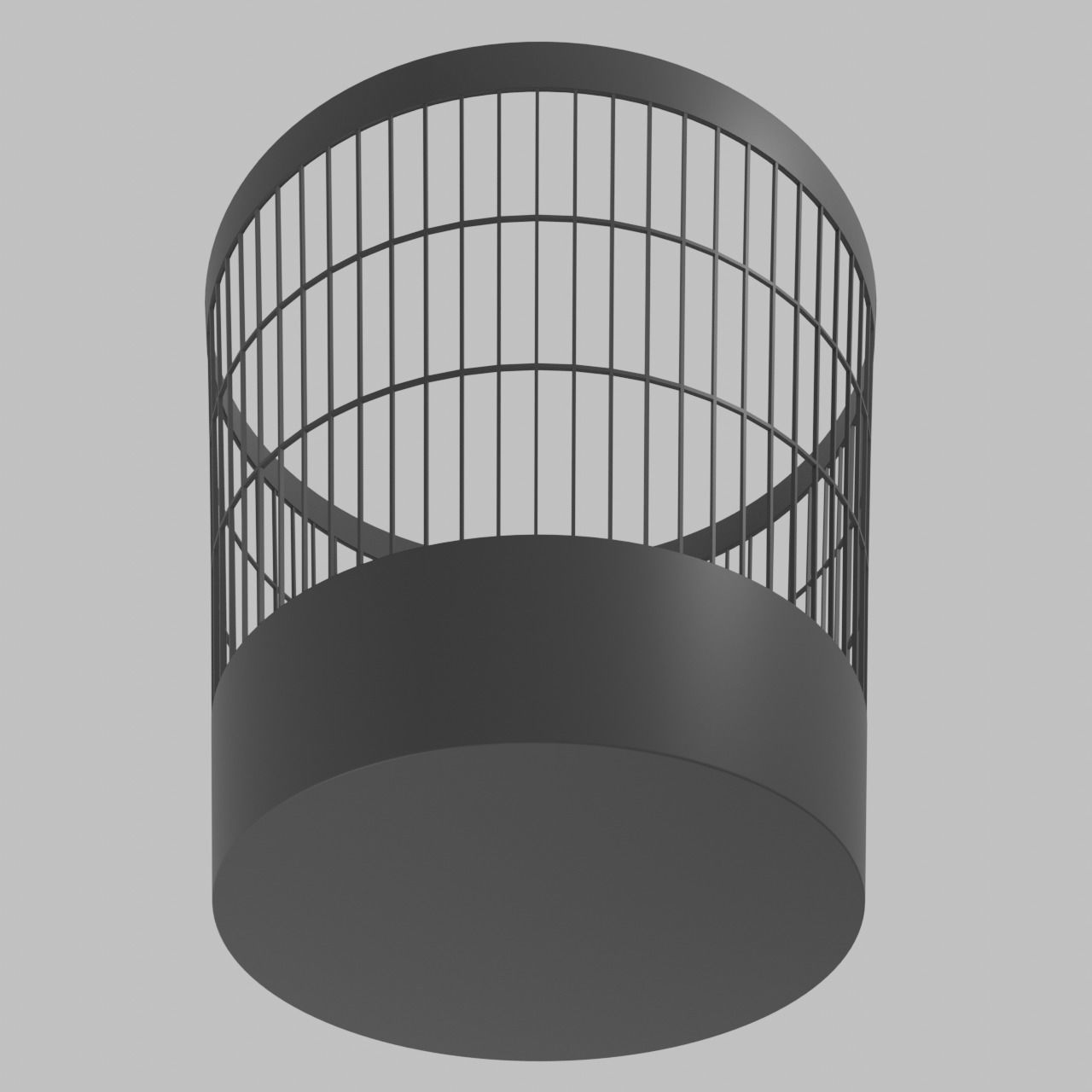 Trash Can 3D model_1