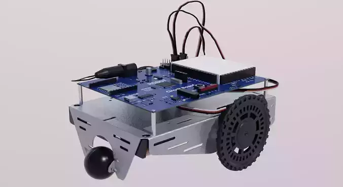 Robot Toy Car 3D model