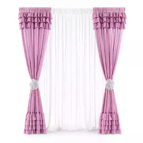 Curtain 3D model 31