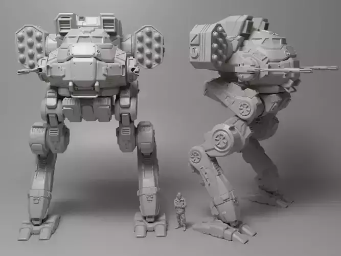 Mecha Locust 3D print model