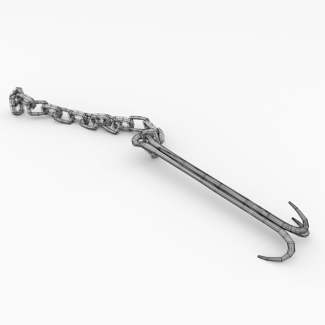 Grappling Hook 3D model_4