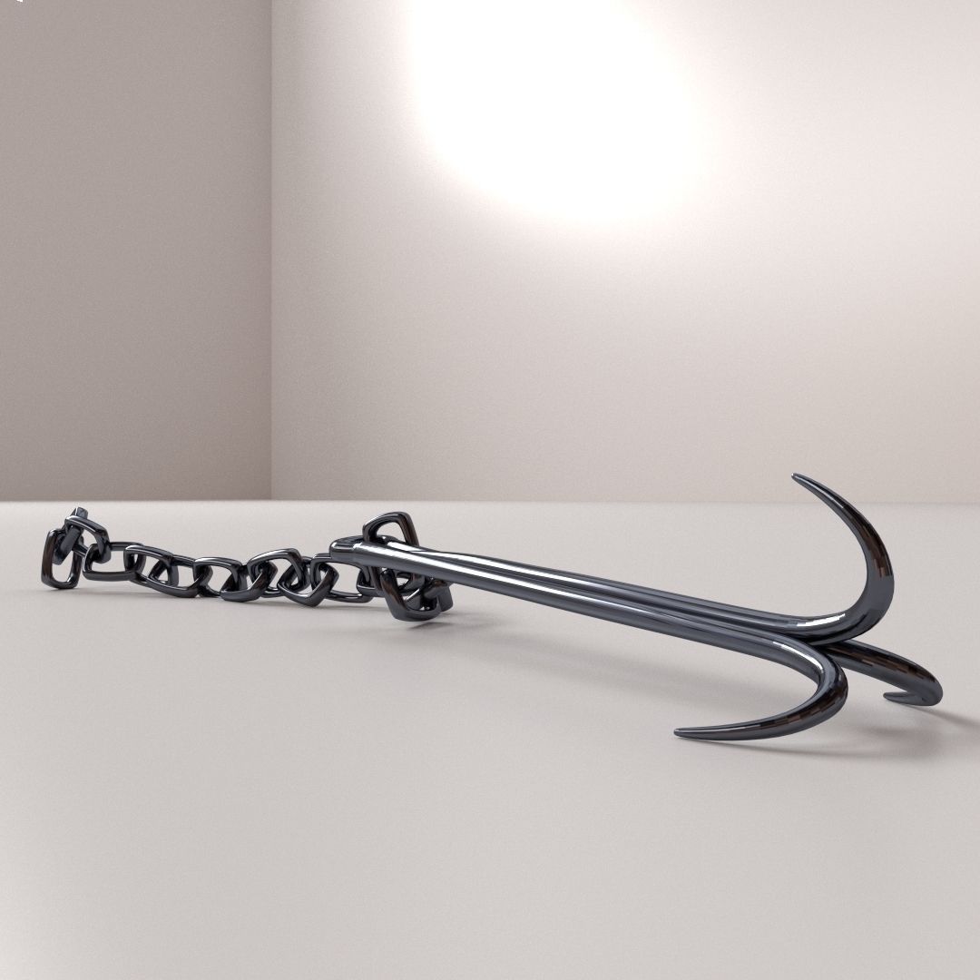 Grappling Hook 3D model_1