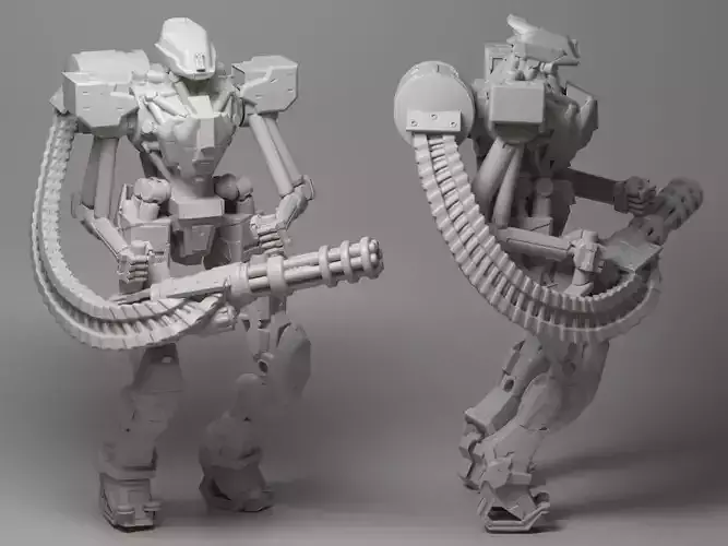 Droid robot 3D print model