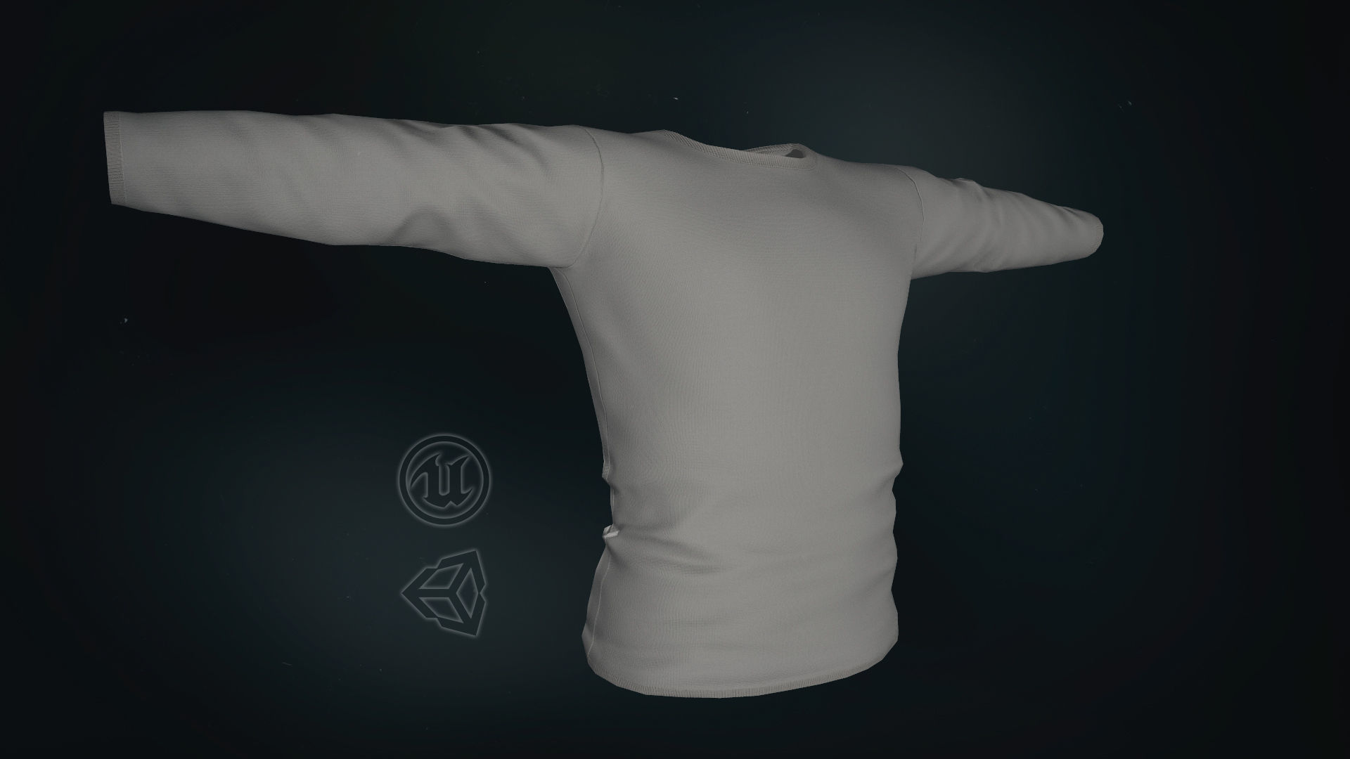 Gray Long Sleeve T-Shirt