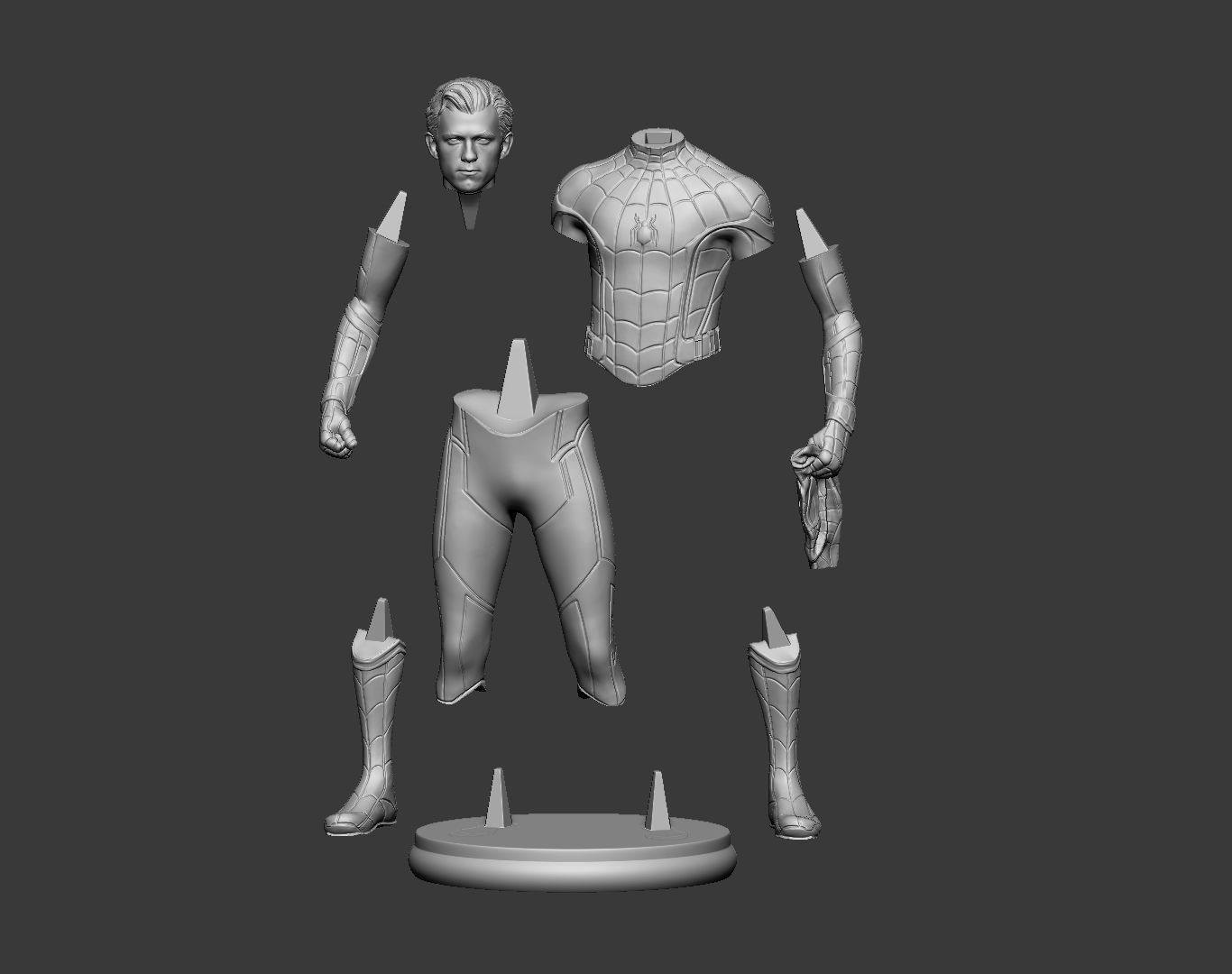 Tom Holland Spider-Man 3D print model 3D print model_28