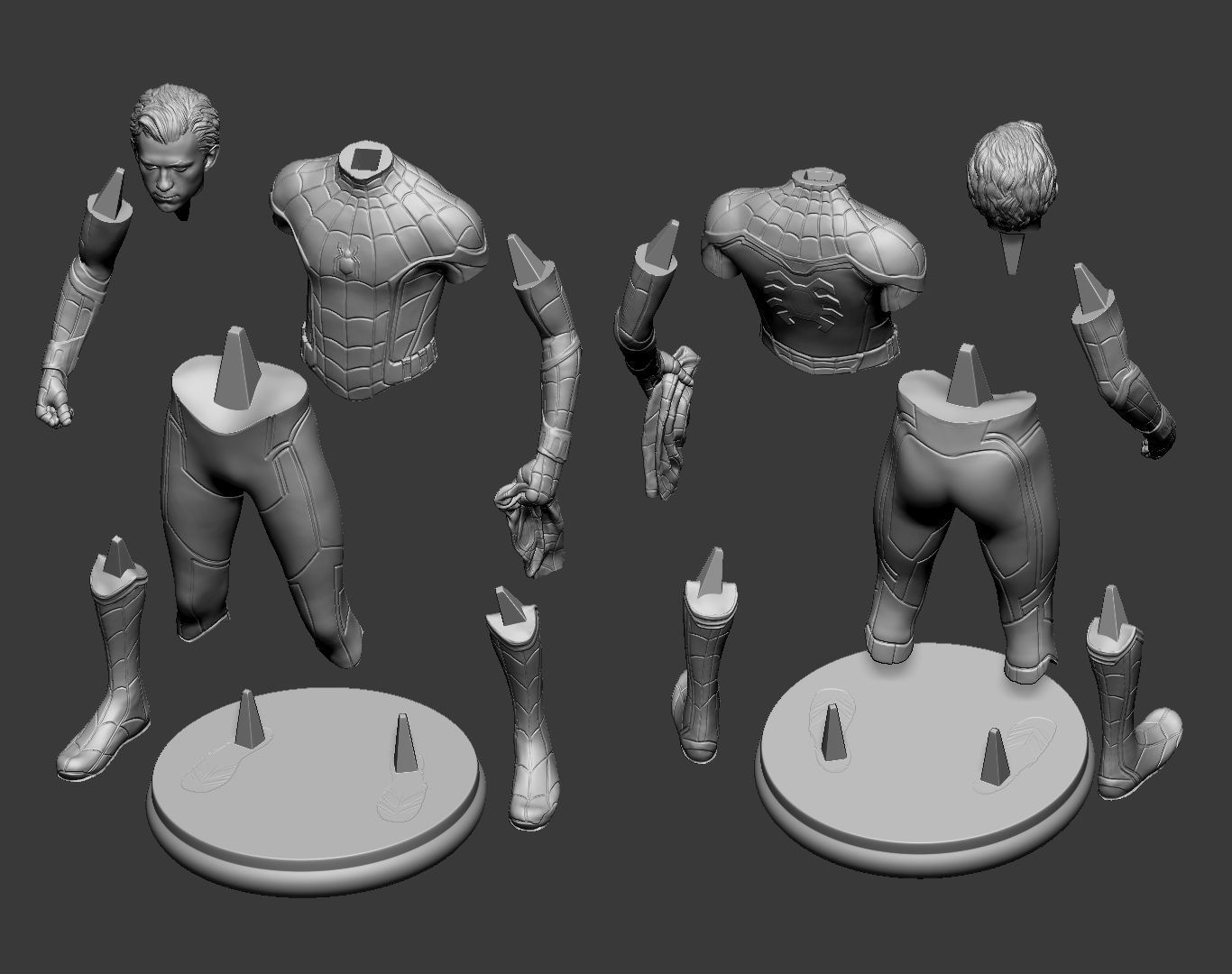 Tom Holland Spider-Man 3D print model 3D print model_29