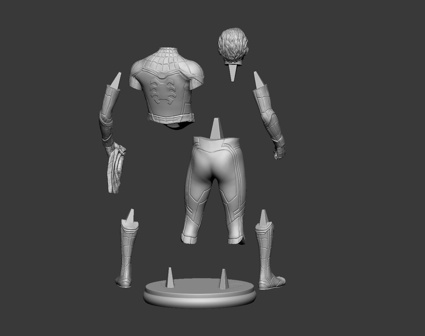 Tom Holland Spider-Man 3D print model 3D print model_27