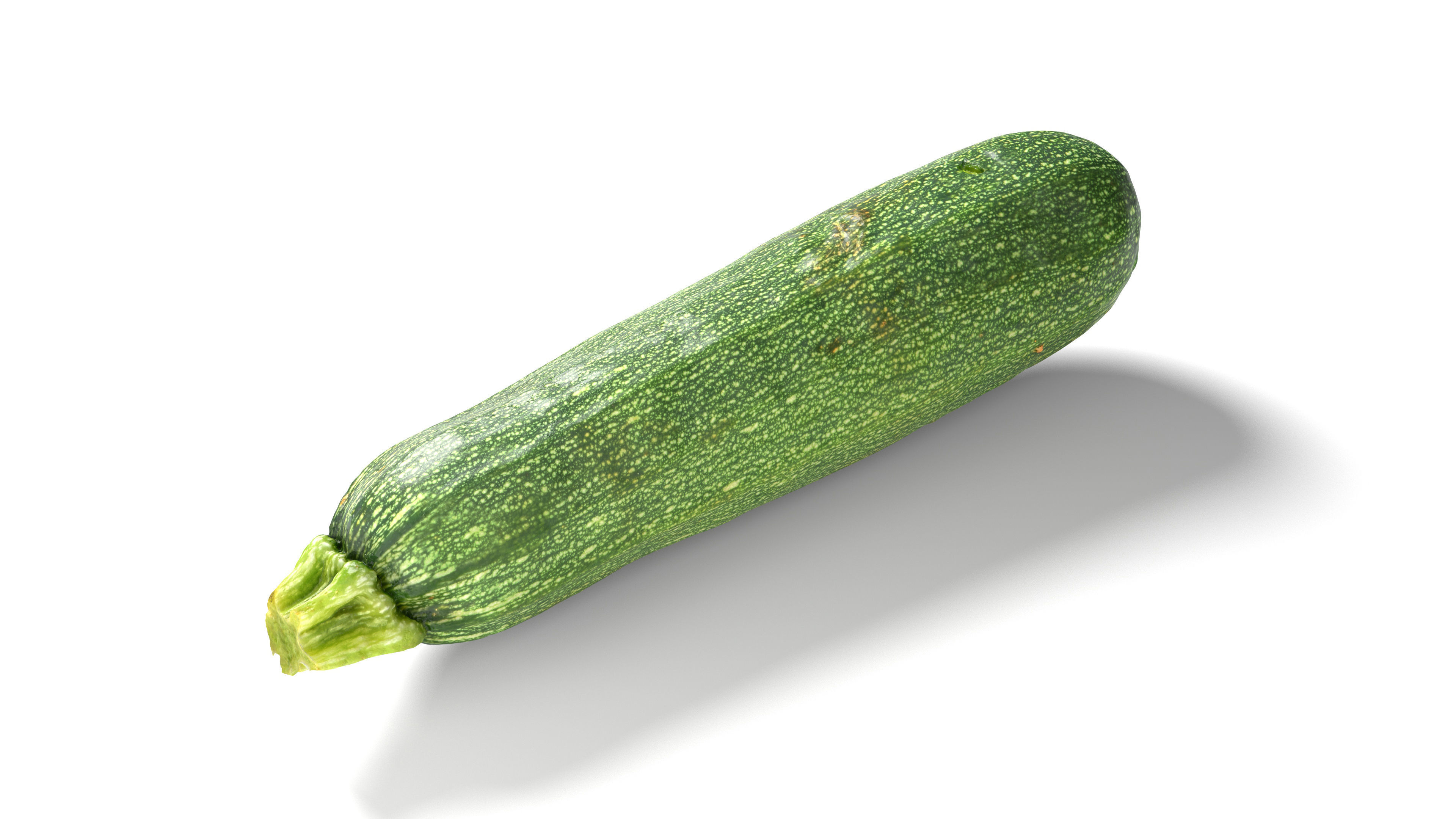 Zucchini Courgette - Photorealistic Scan Low-poly 3D model_4