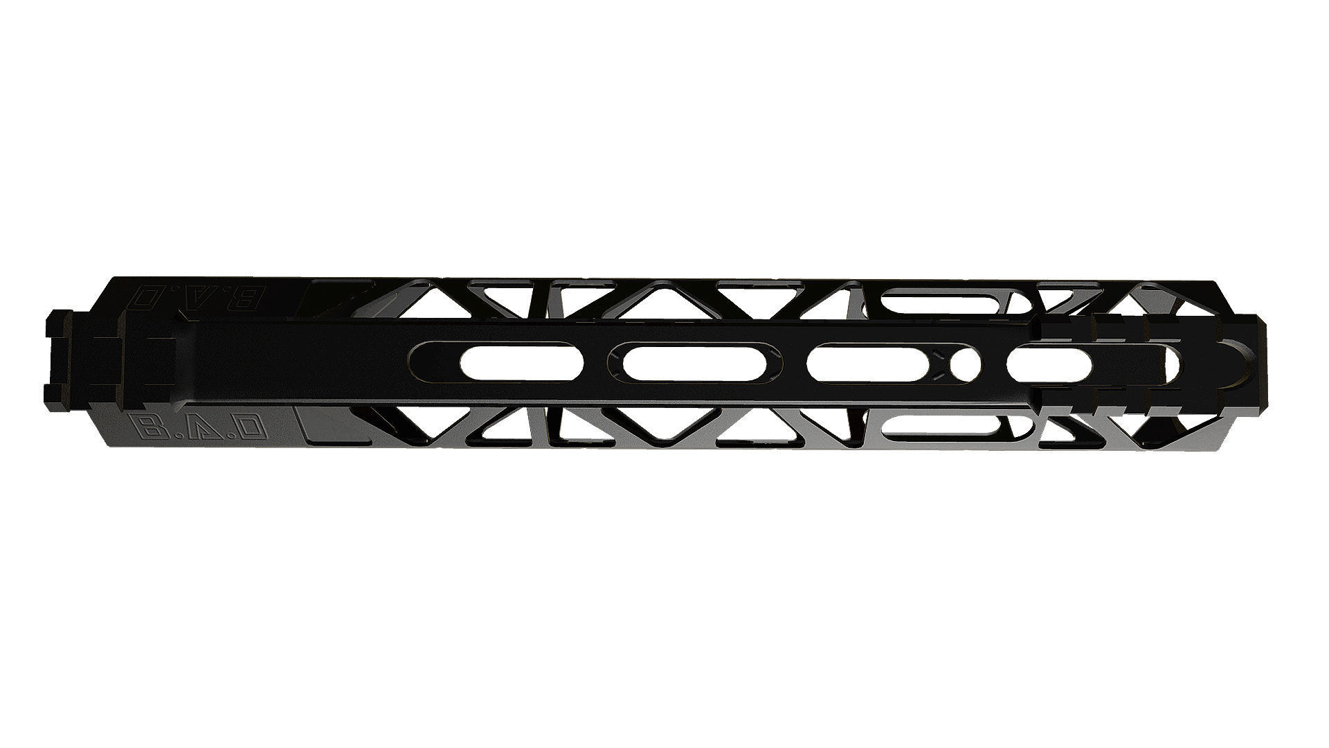 Battlearms Rigidrail MLOC BAD Handguard PBR Low-poly 3D model_15