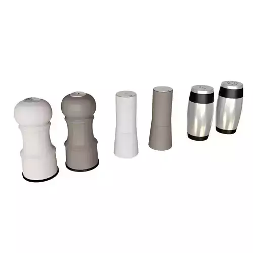 Salt and Pepper Shakers 3D model