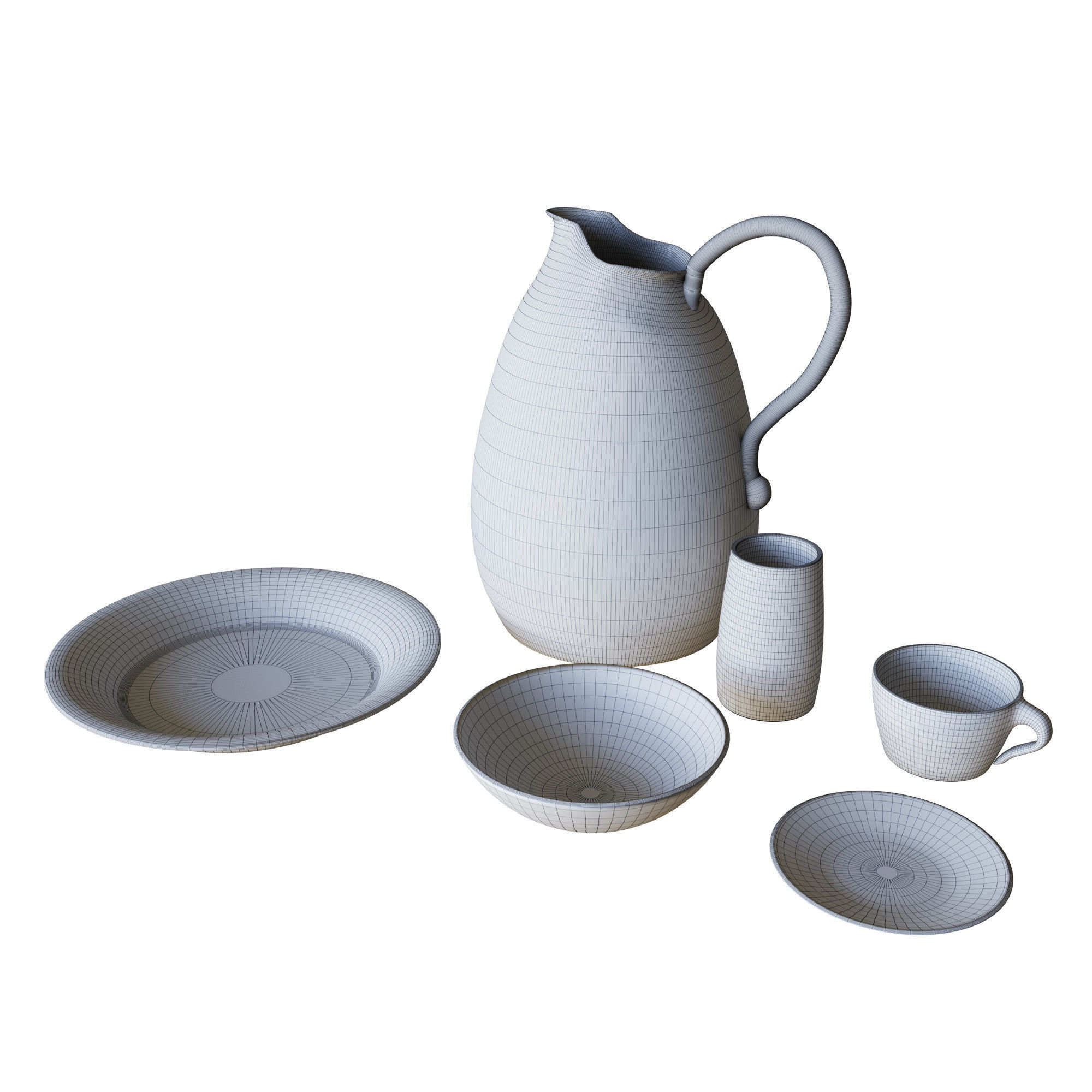 Talavera Plates 3D model_4