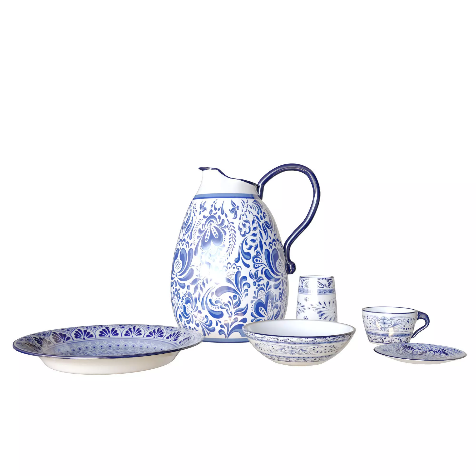 Talavera Plates 3D model_0