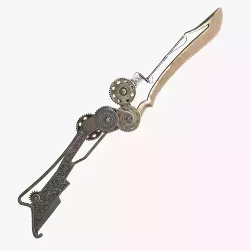 Steampunk Mechanical Knife