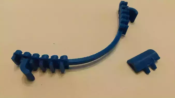 Wearable mask hook Free 3D print model