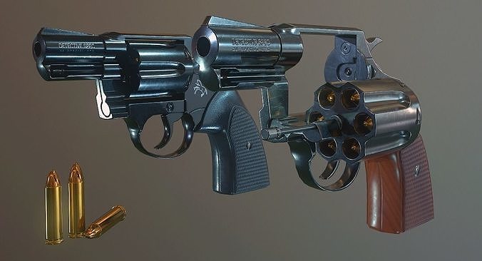 Colt Detective Special Low-poly 3D model