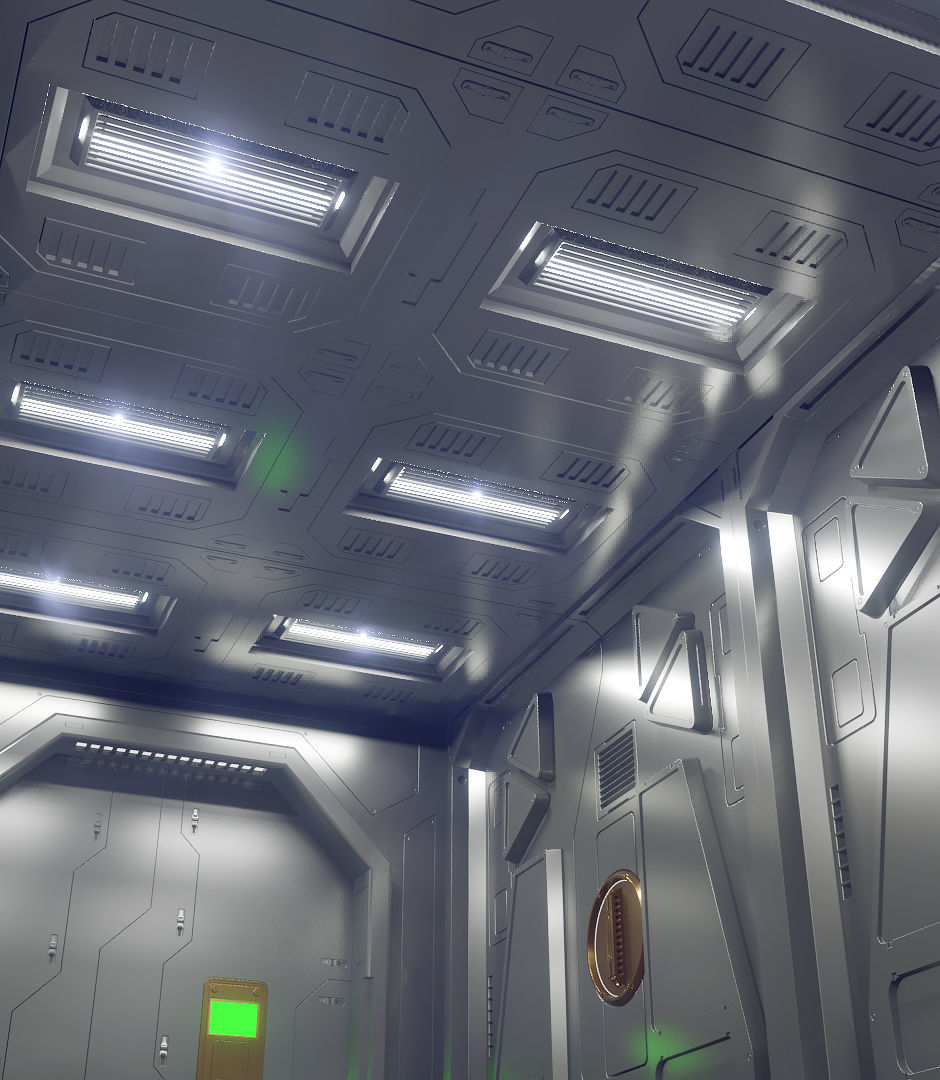 sci-fi set1 3D model_1