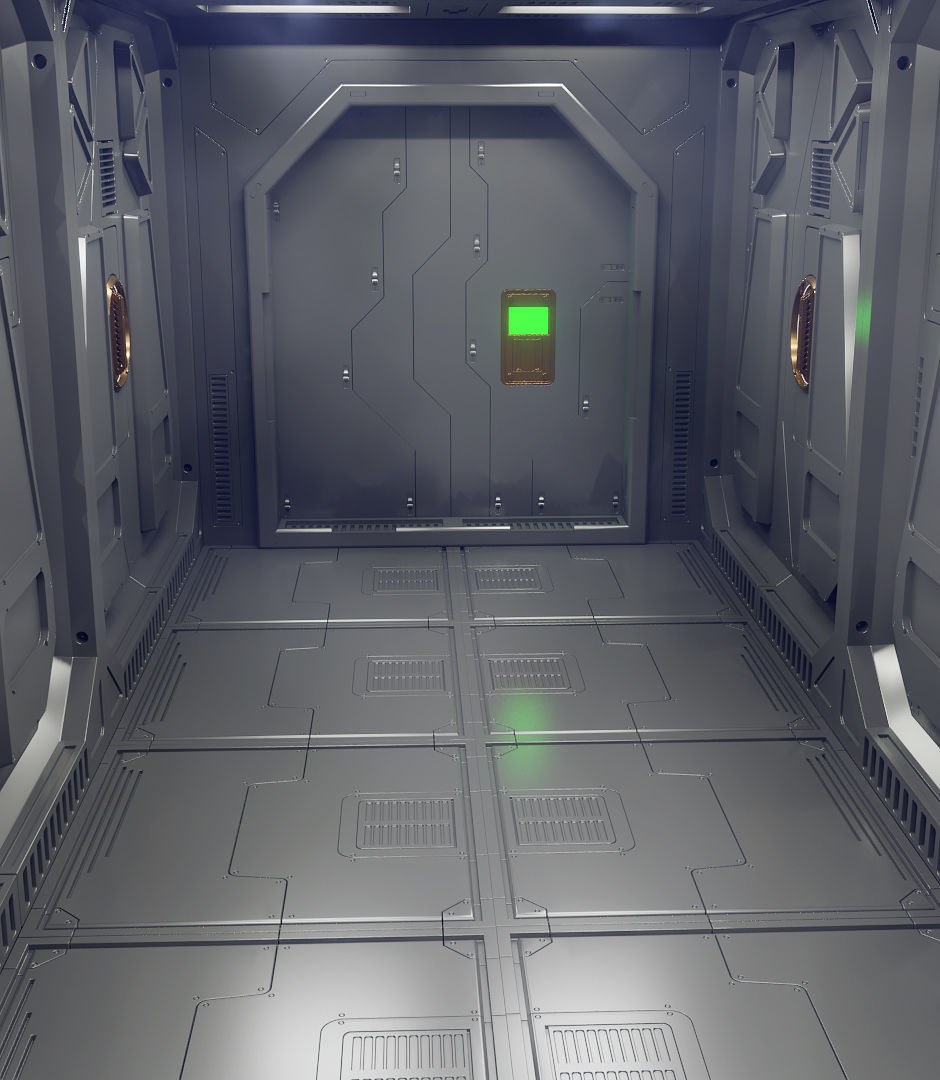 sci-fi set1 3D model_2