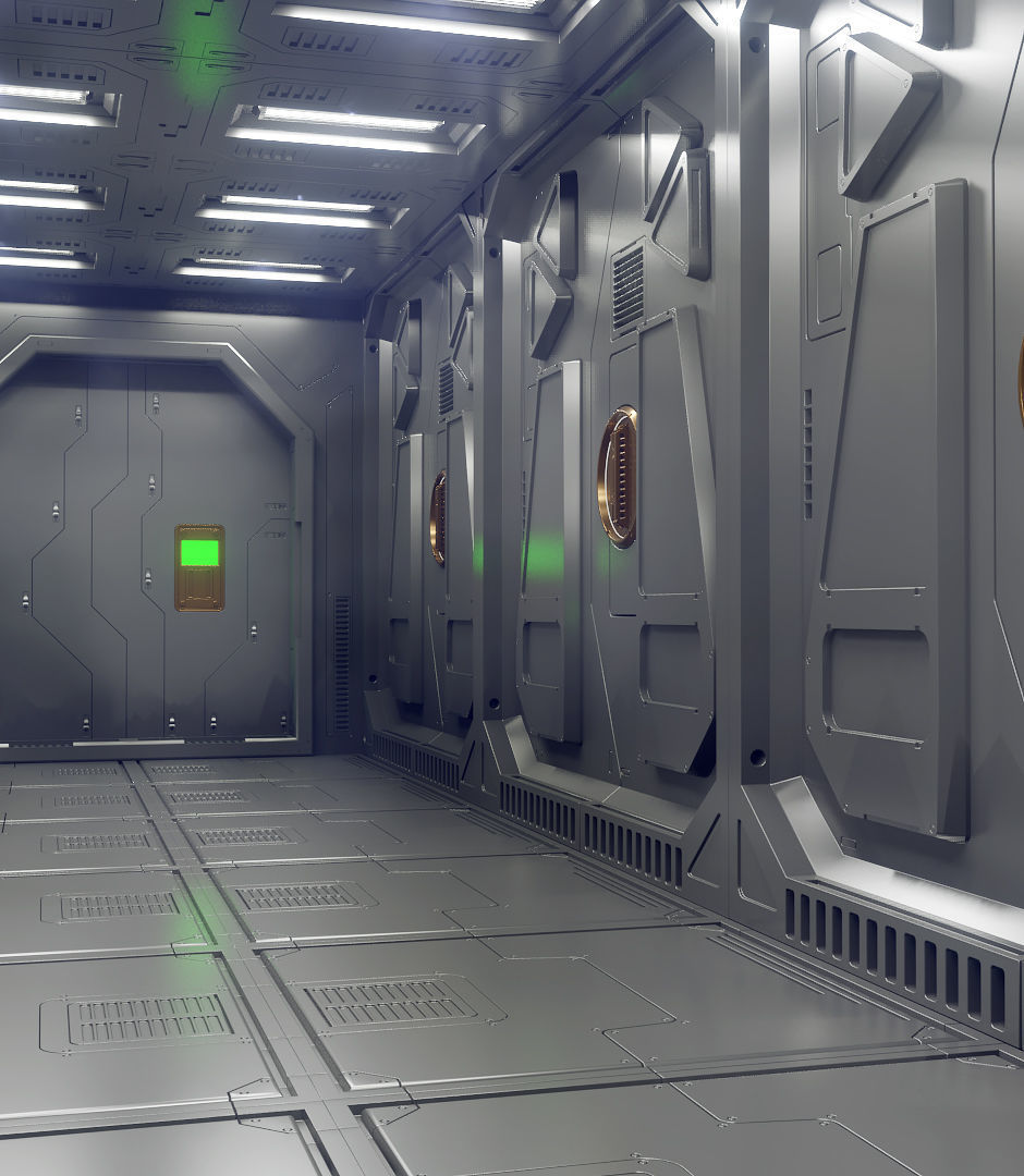 sci-fi set1 3D model_5