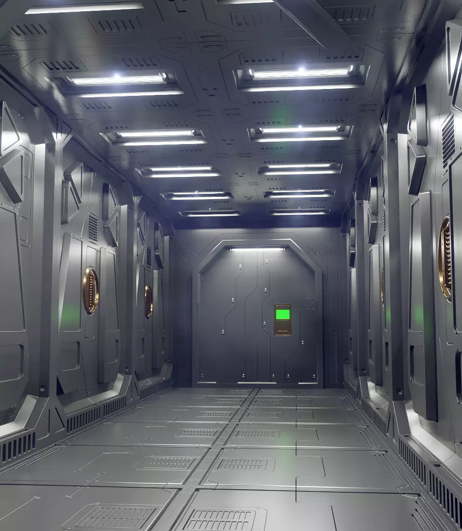 sci-fi set1 3D model_0