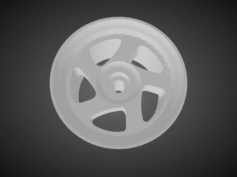 Rotiform TMB rims for Hot Wheels 3D print model_0