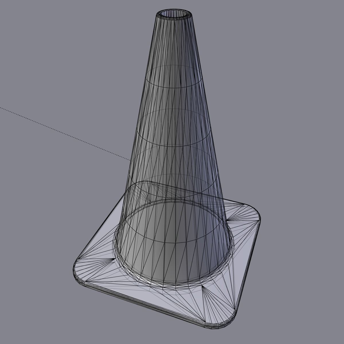 Road pole 3D model_2