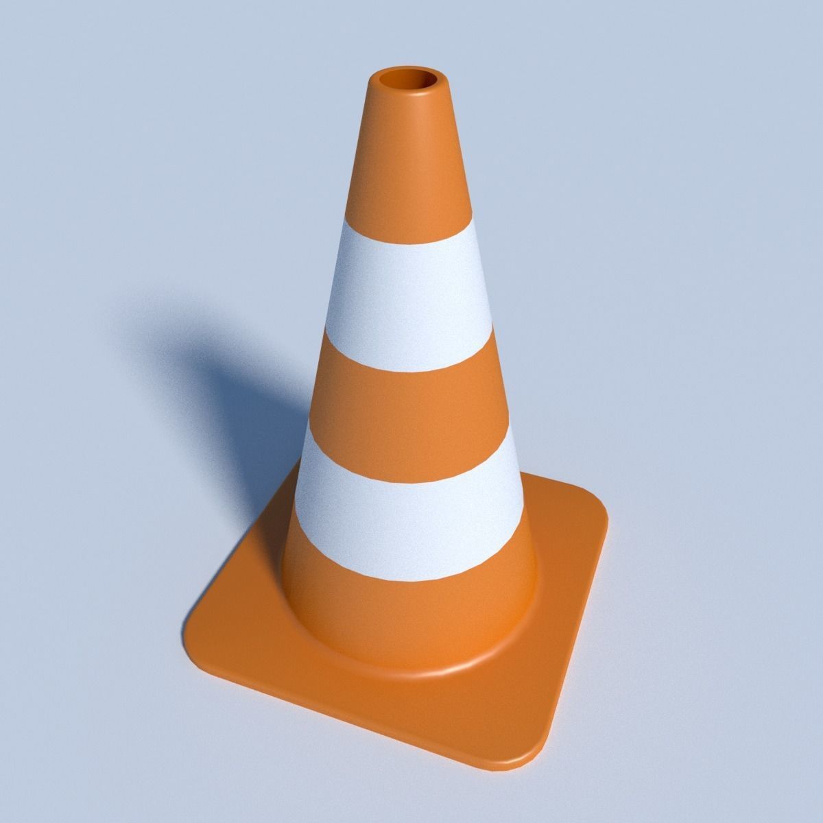 Road pole 3D model_1