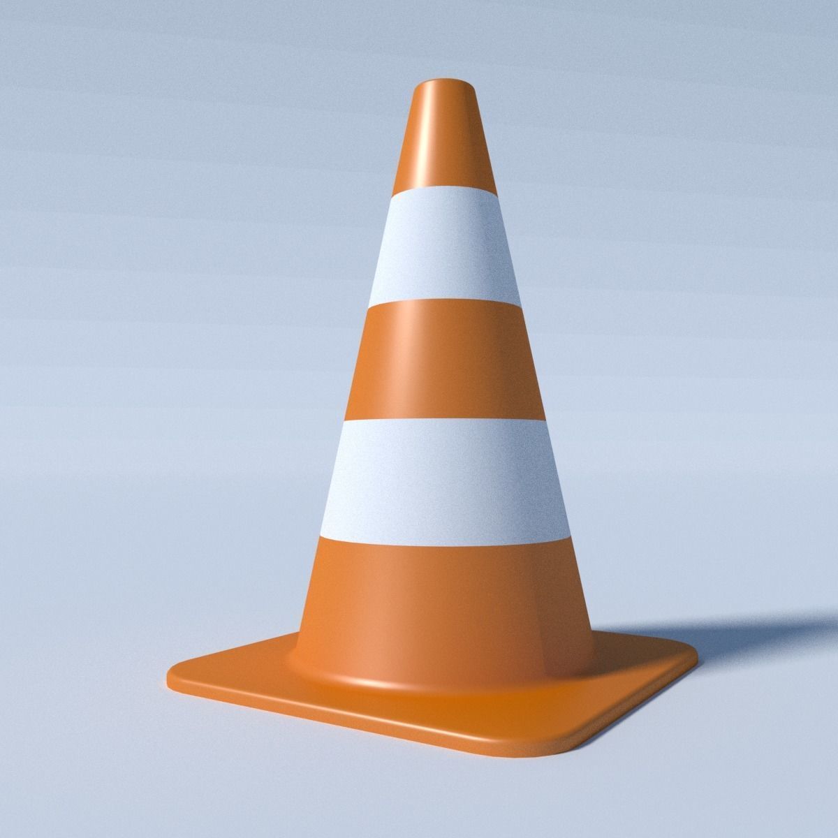 Road pole 3D model_4
