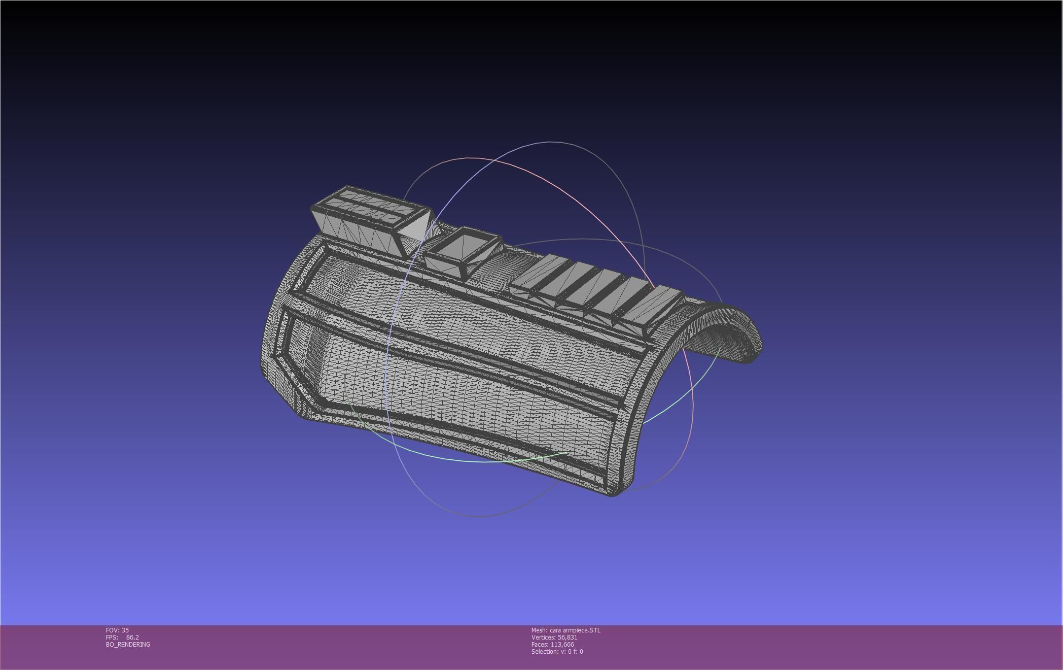 Star Wars The Mandalorian Cara Dune Arm Piece 3D print model_23