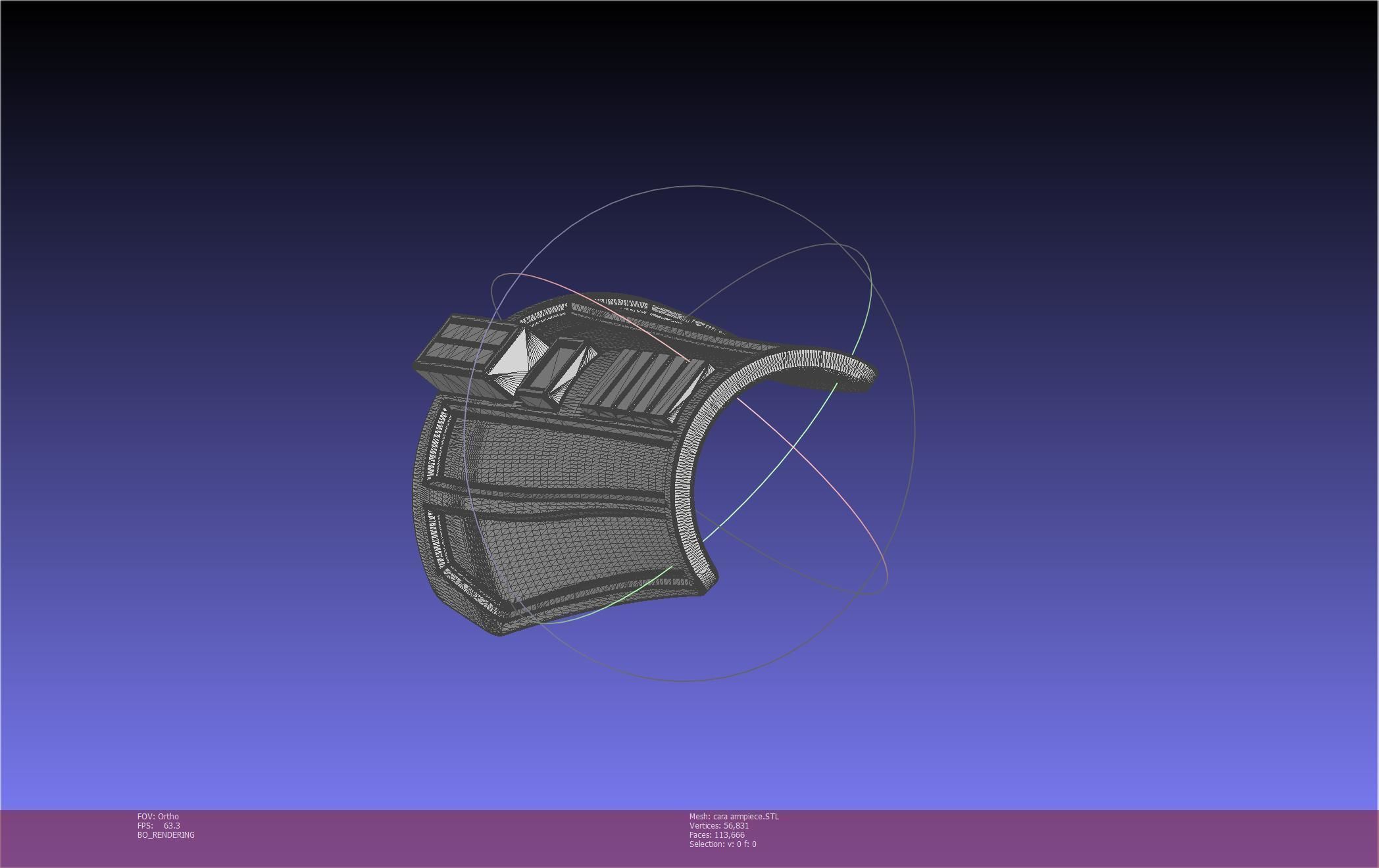 Star Wars The Mandalorian Cara Dune Arm Piece 3D print model_11