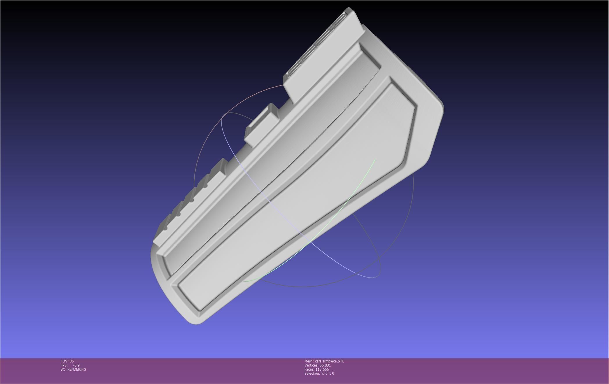 Star Wars The Mandalorian Cara Dune Arm Piece 3D print model_79