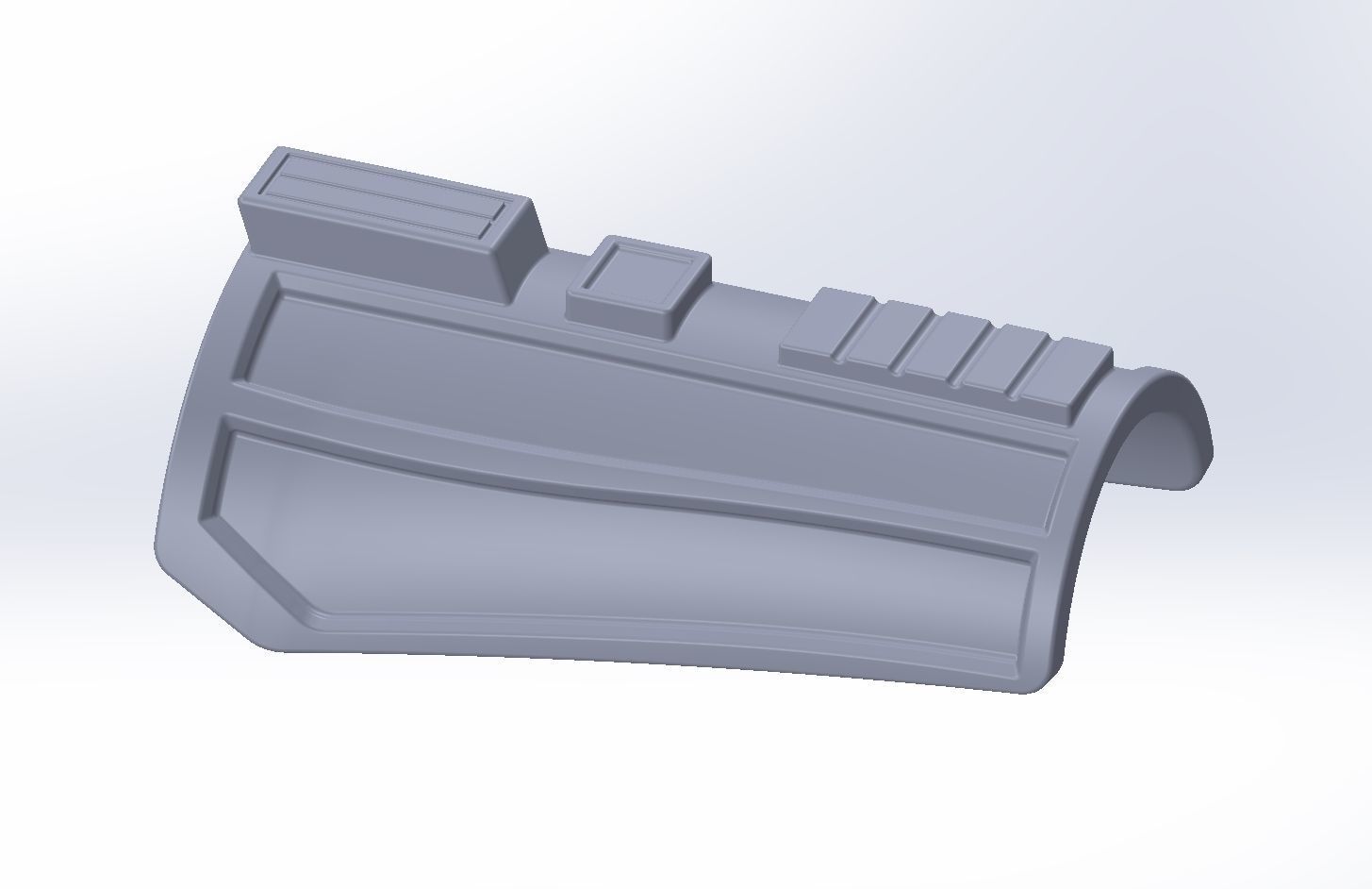 Star Wars The Mandalorian Cara Dune Arm Piece 3D print model_2