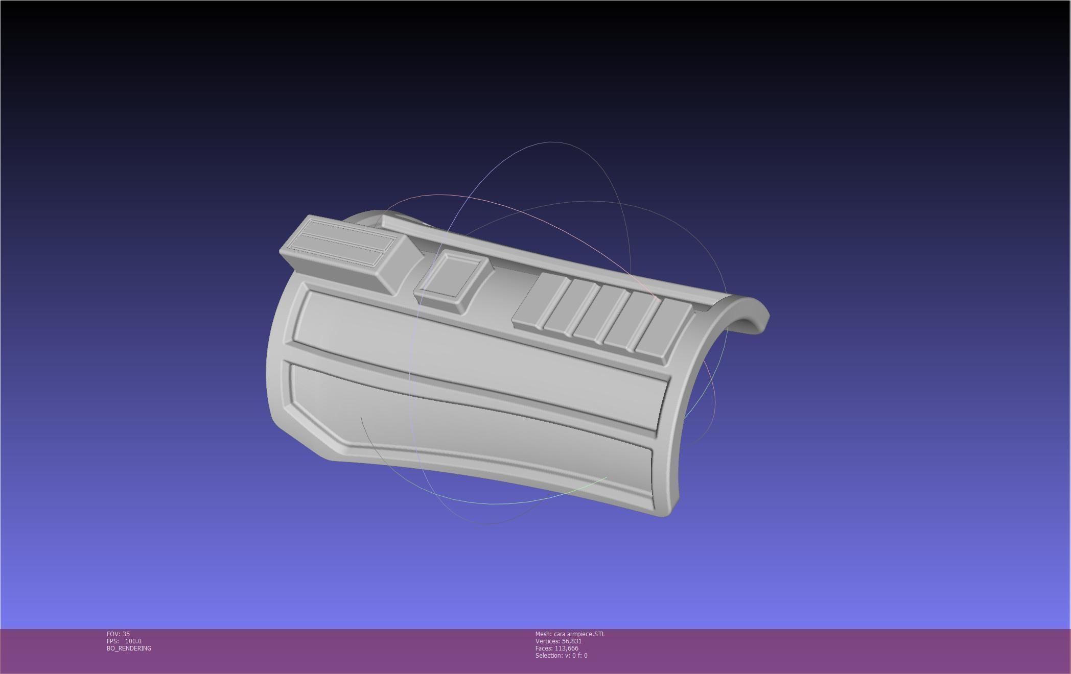 Star Wars The Mandalorian Cara Dune Arm Piece 3D print model_66
