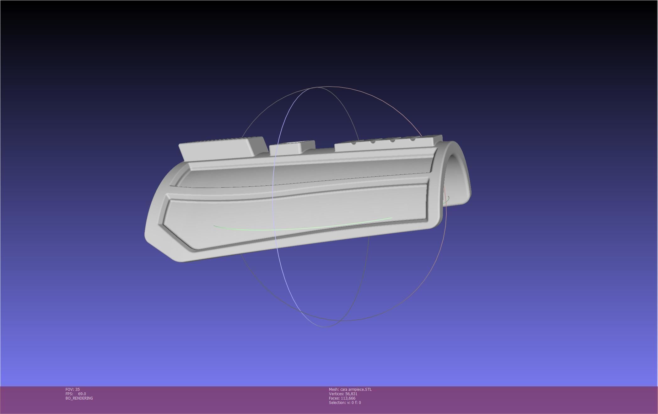 Star Wars The Mandalorian Cara Dune Arm Piece 3D print model_72