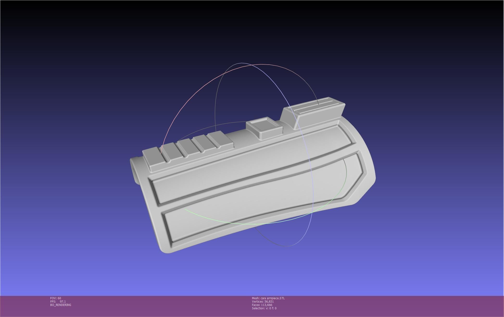 Star Wars The Mandalorian Cara Dune Arm Piece 3D print model_5