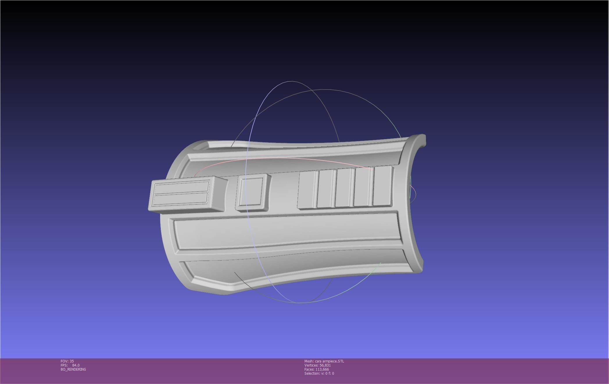 Star Wars The Mandalorian Cara Dune Arm Piece 3D print model_44