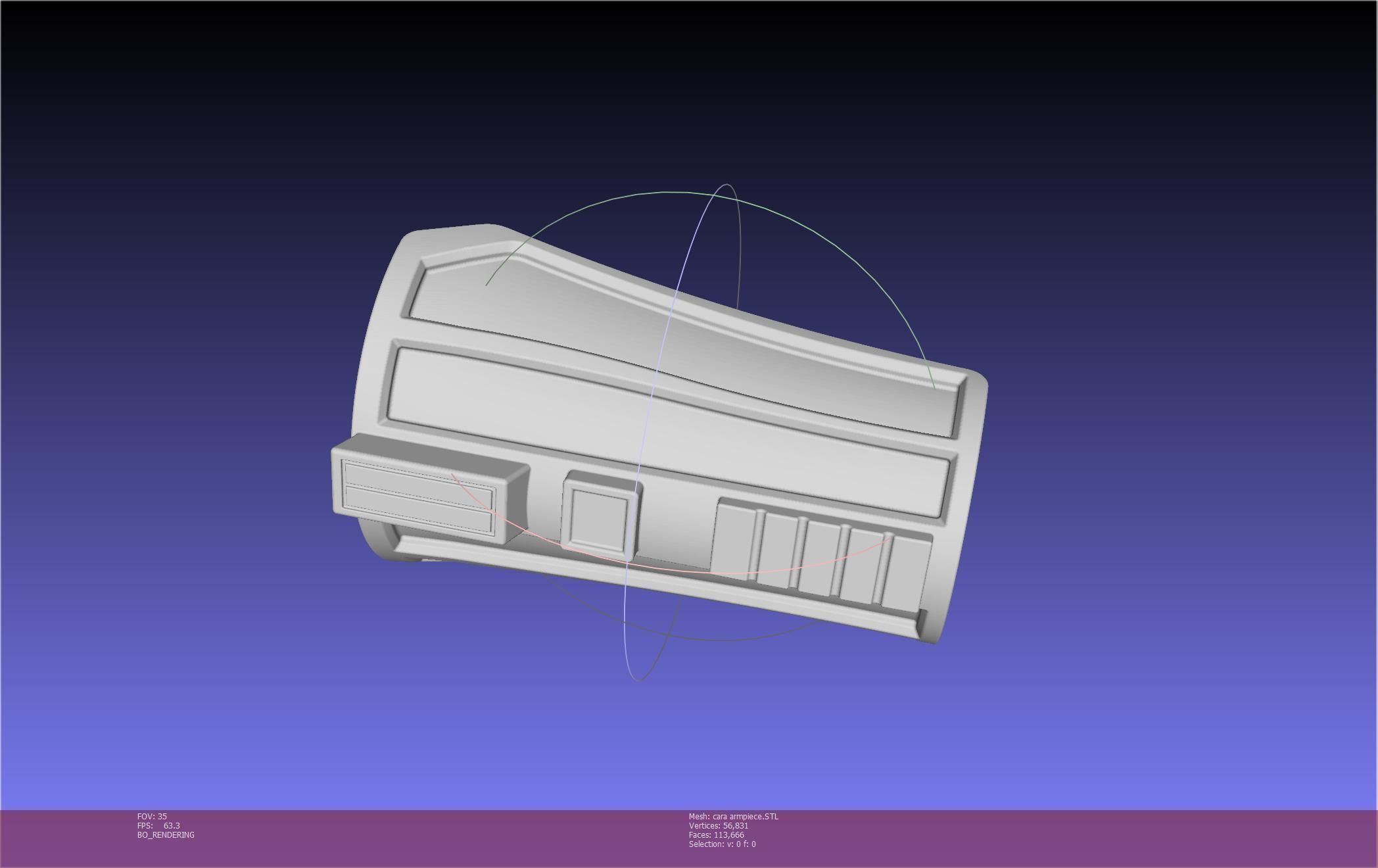 Star Wars The Mandalorian Cara Dune Arm Piece 3D print model_43