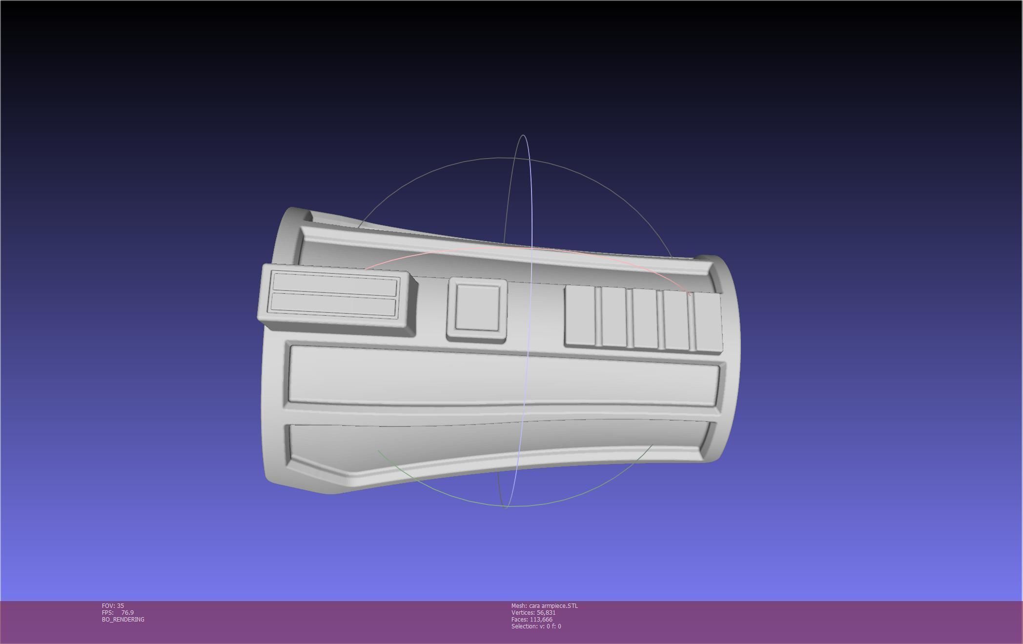 Star Wars The Mandalorian Cara Dune Arm Piece 3D print model_45