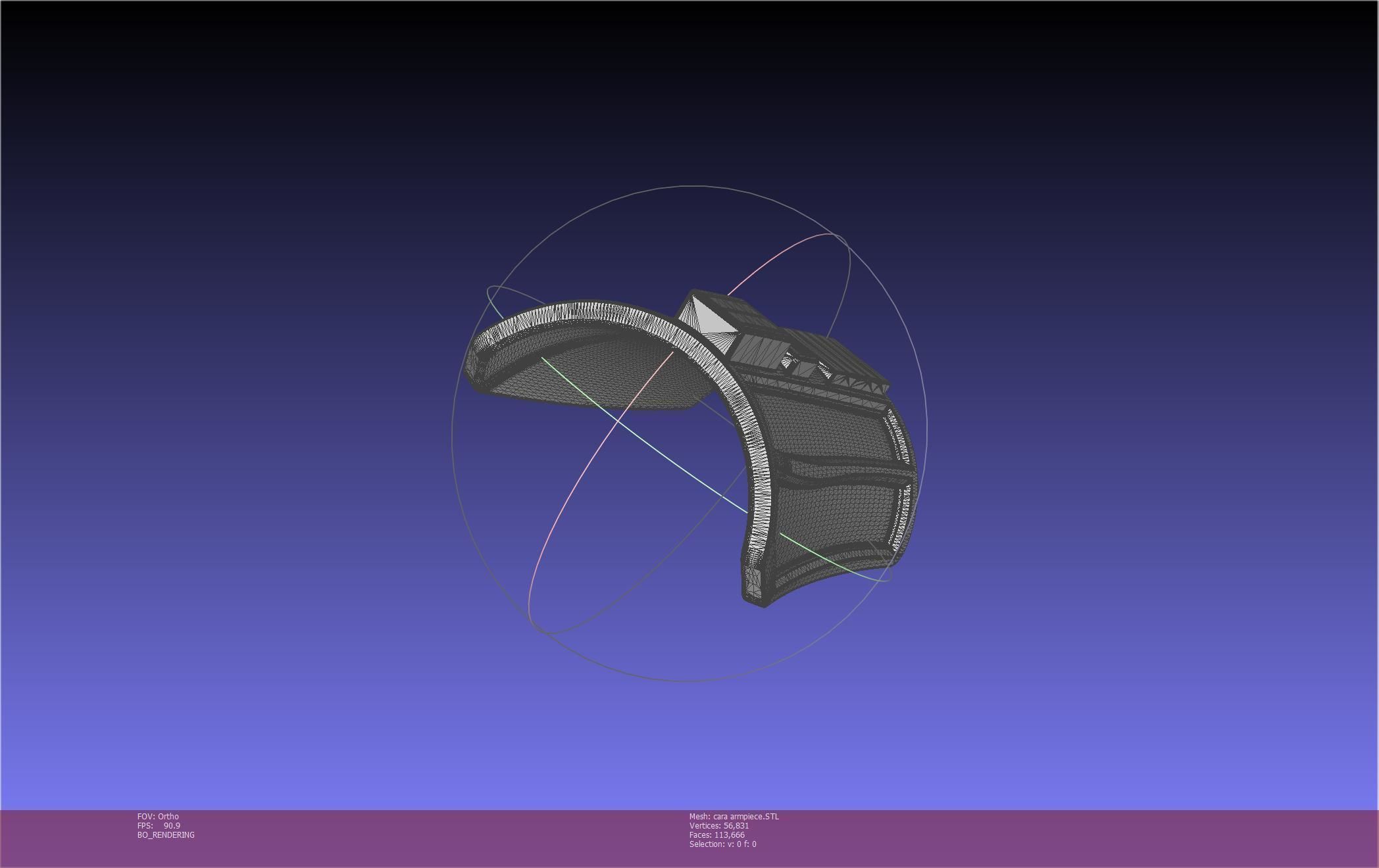 Star Wars The Mandalorian Cara Dune Arm Piece 3D print model_9