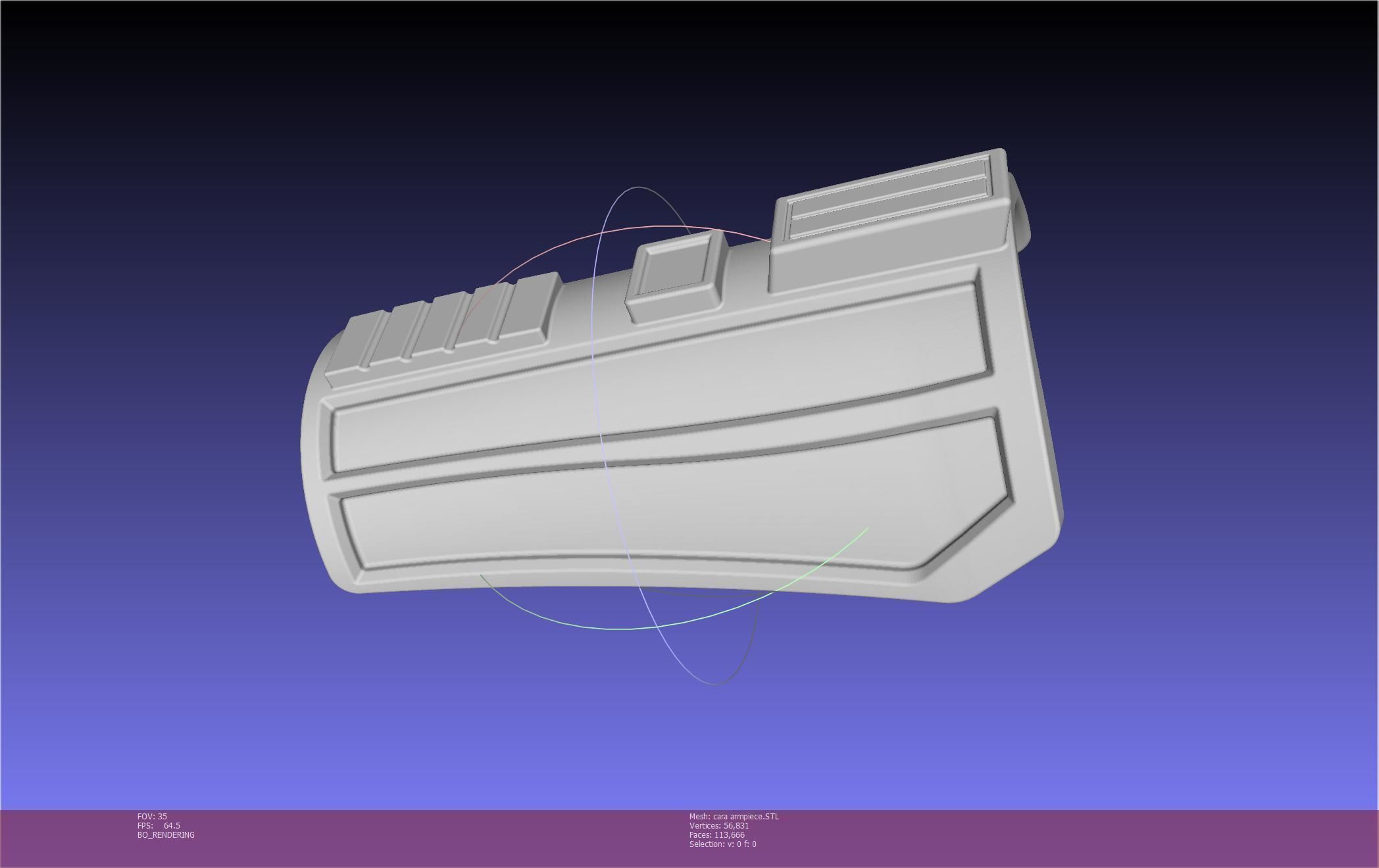 Star Wars The Mandalorian Cara Dune Arm Piece 3D print model_80
