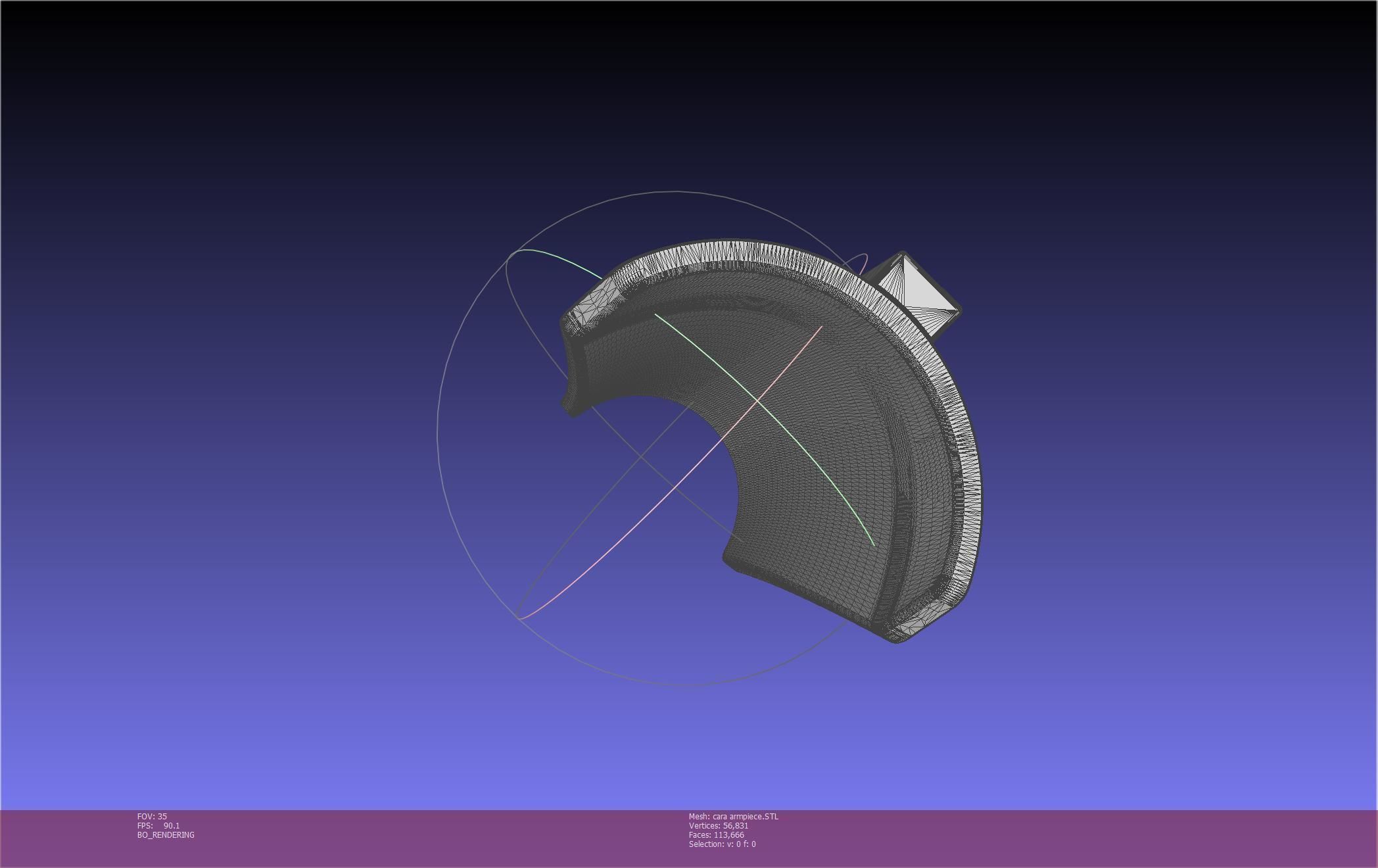 Star Wars The Mandalorian Cara Dune Arm Piece 3D print model_33