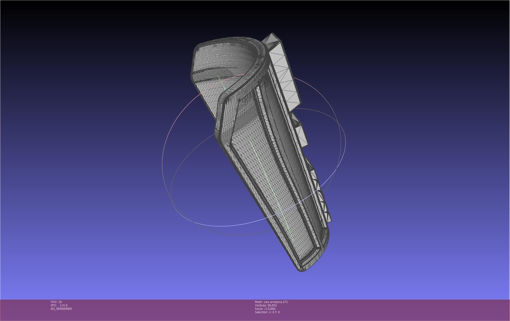 Star Wars The Mandalorian Cara Dune Arm Piece 3D print model_34