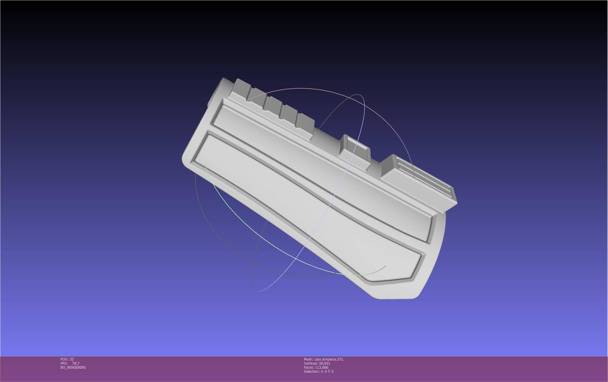 Star Wars The Mandalorian Cara Dune Arm Piece 3D print model_62