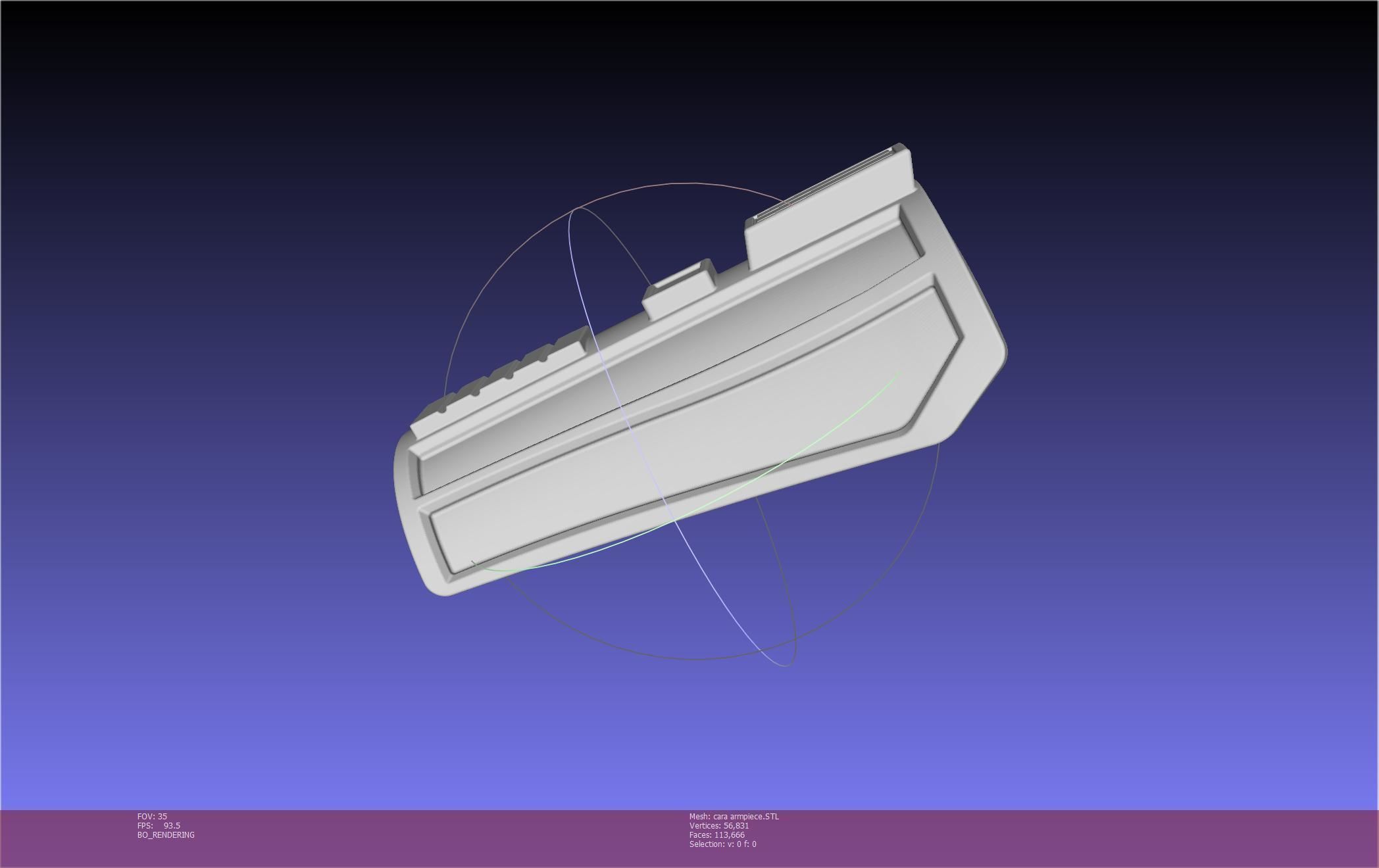 Star Wars The Mandalorian Cara Dune Arm Piece 3D print model_51