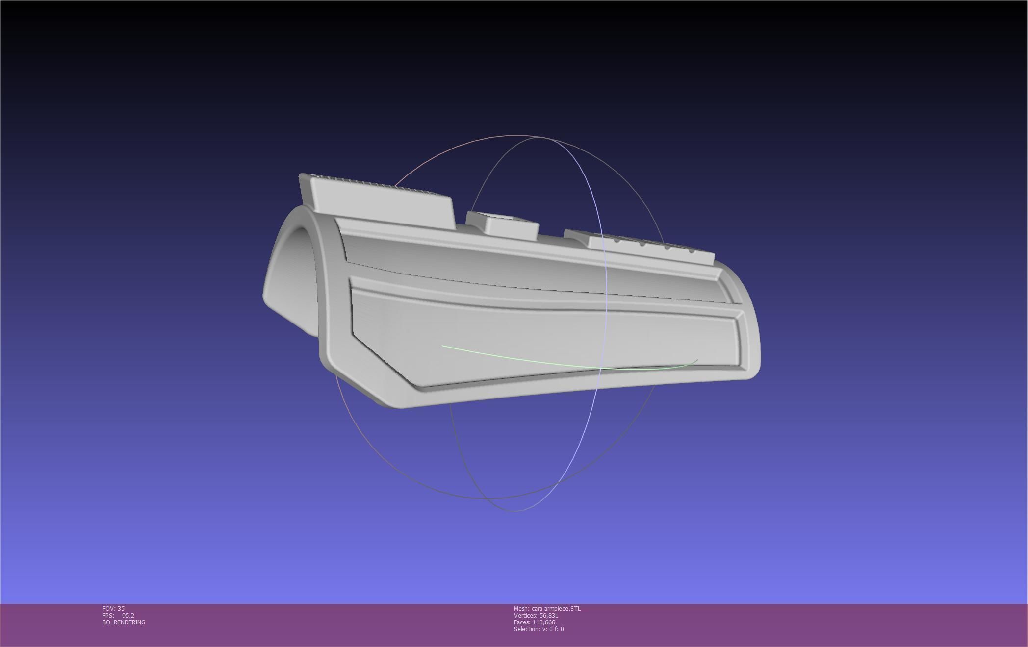Star Wars The Mandalorian Cara Dune Arm Piece 3D print model_59