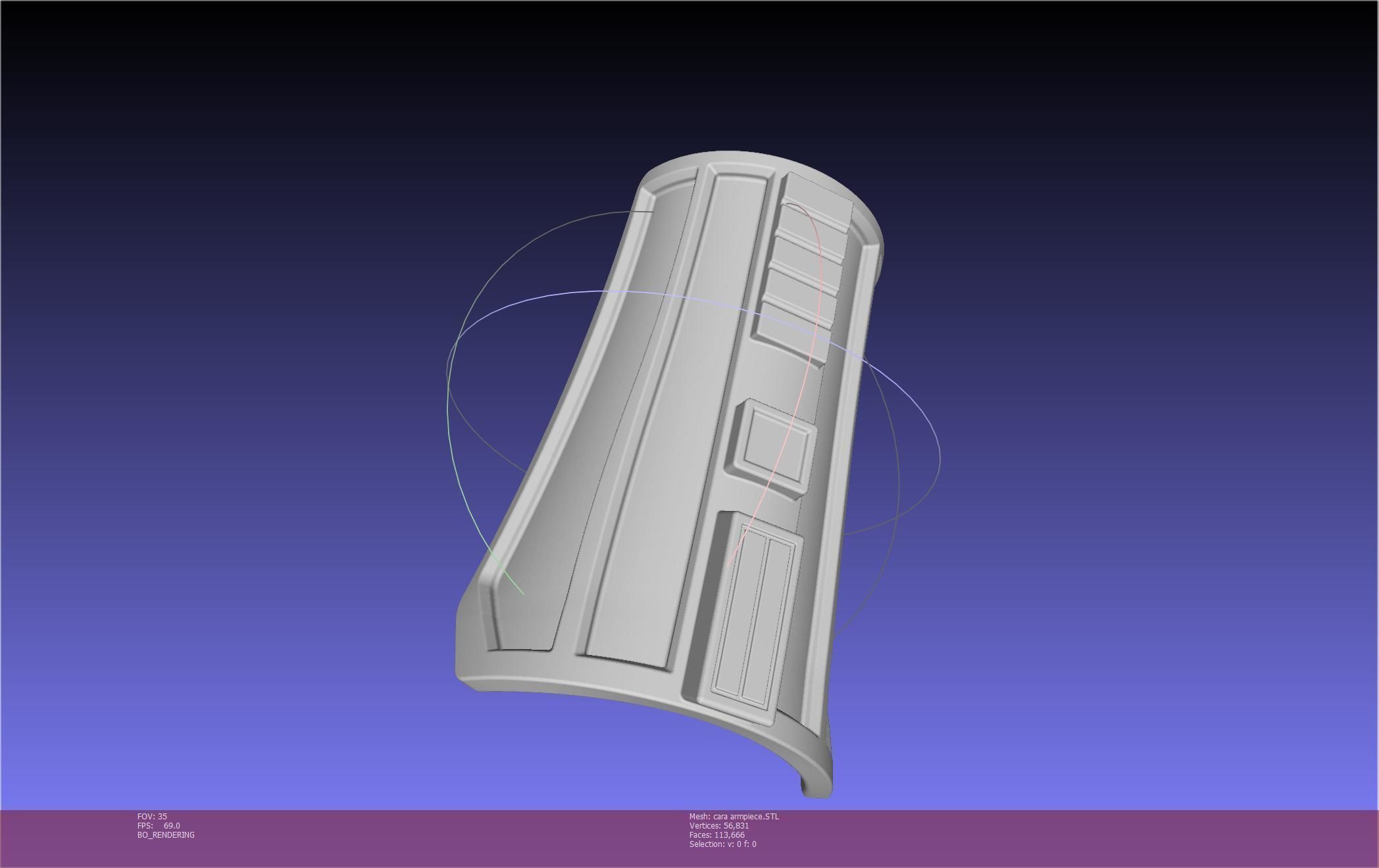 Star Wars The Mandalorian Cara Dune Arm Piece 3D print model_57