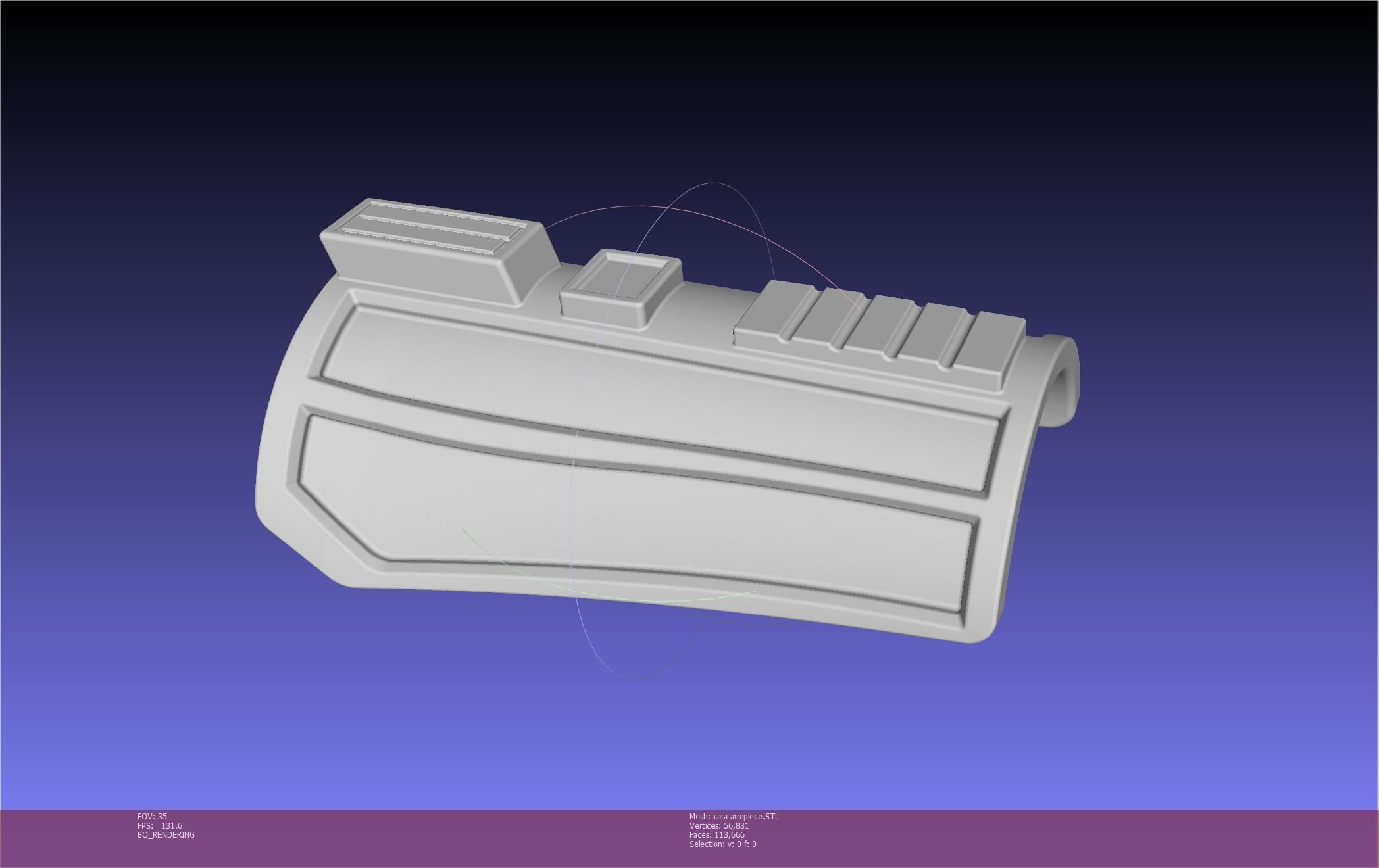 Star Wars The Mandalorian Cara Dune Arm Piece 3D print model_76