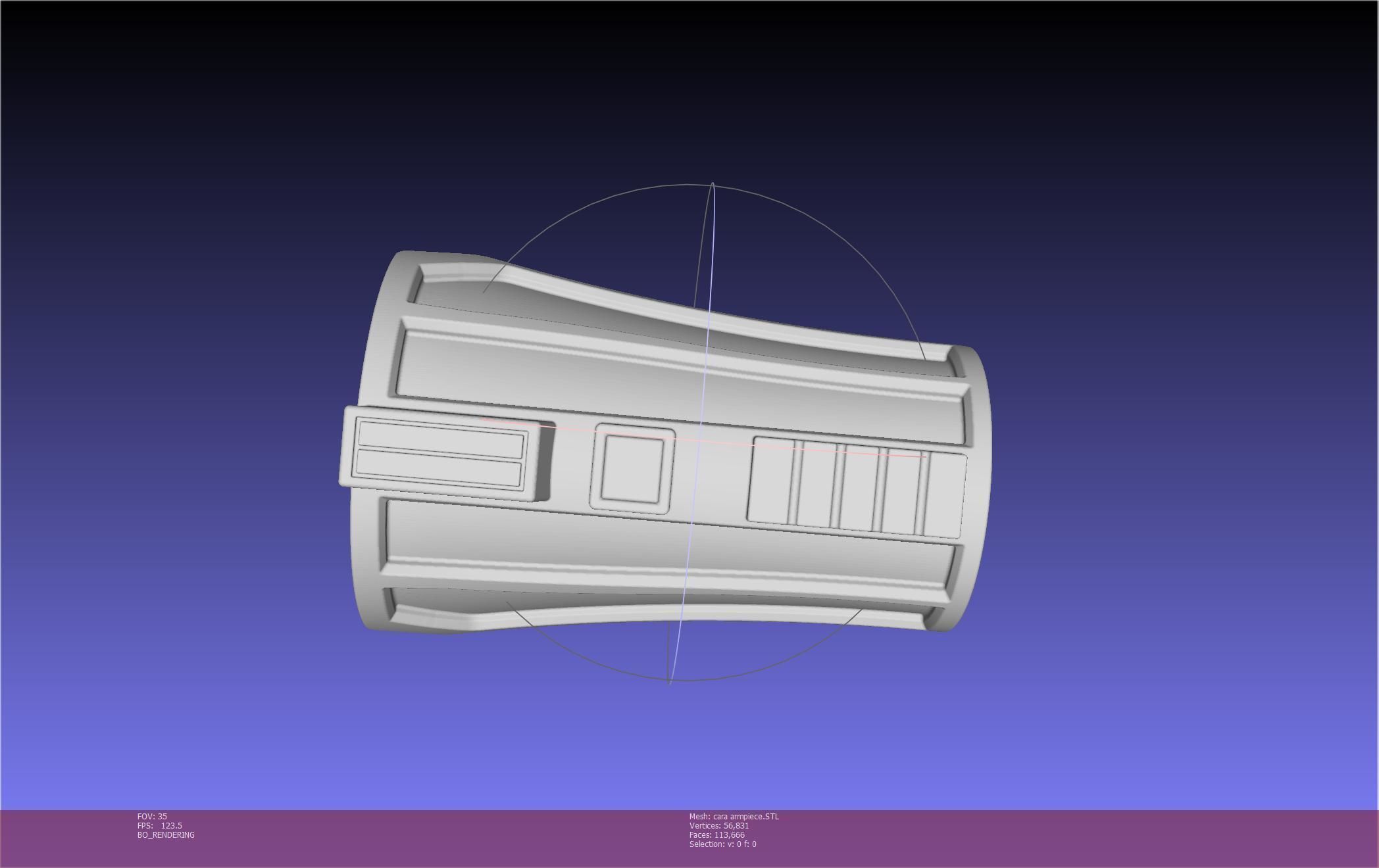 Star Wars The Mandalorian Cara Dune Arm Piece 3D print model_42